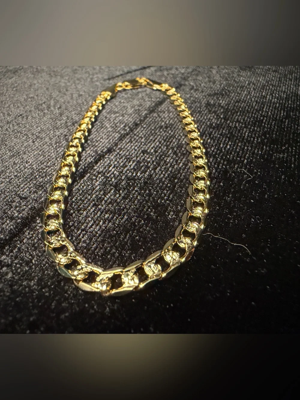 Reversible Laser Cut Cuban 8in 5MM 14K Stamped Premium Finish Bracelet